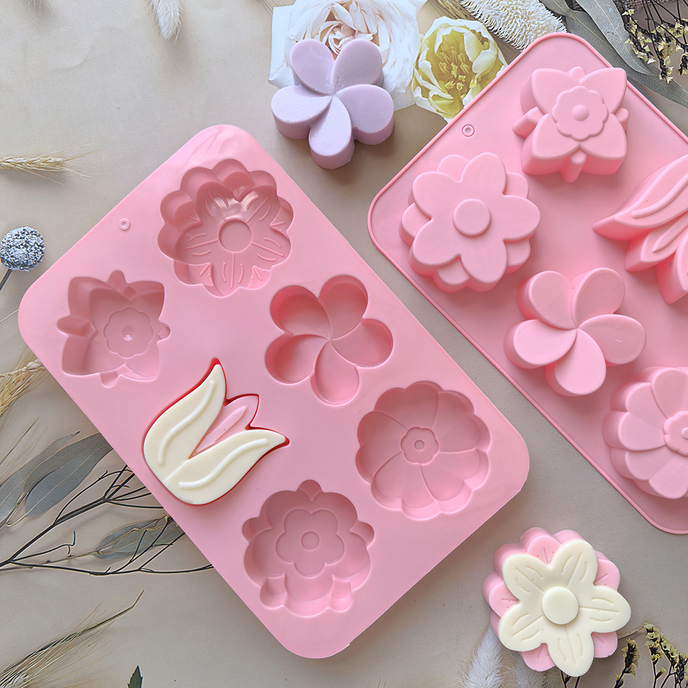 Verschiedene Blumen-Silikonfor – Soap Making Kit For Beginners Bewertung und Preis